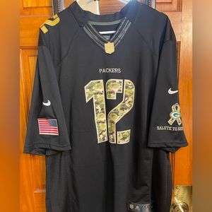 NFL ROGERS # 12 SALUTE TO SERVICE JERSEY